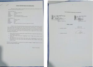 Foto peryataan Camat Dan Istrinya